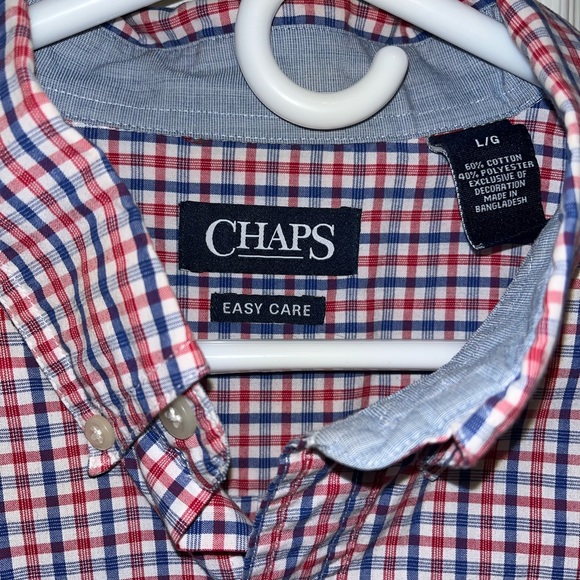 Chaps Men’s Button Down Short - Picture 2 of 4